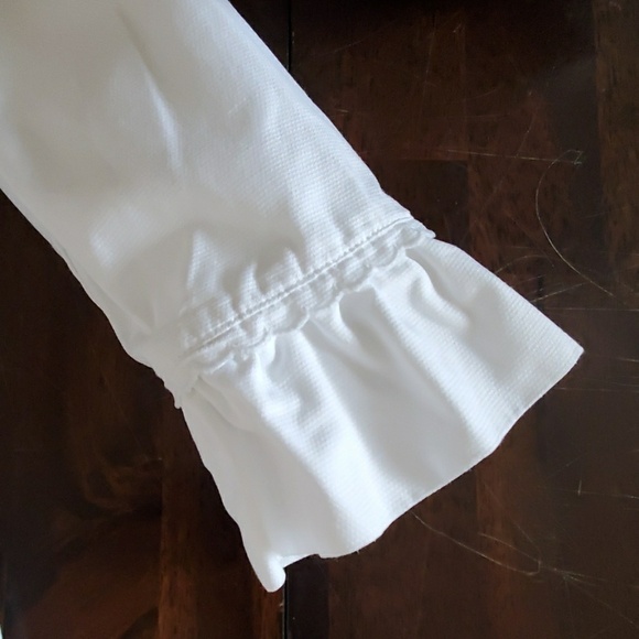 Janie and Jack white trench coat girls - Picture 6 of 7